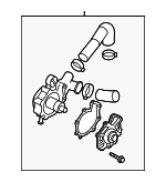 ZZC015010 - Cooling System: Water Pump Assembly for Mazda: 6, MPV, Tribute Image