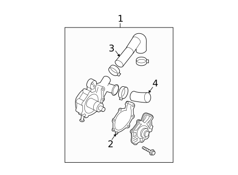 Water Pump for 2003 Mazda 6 #0
