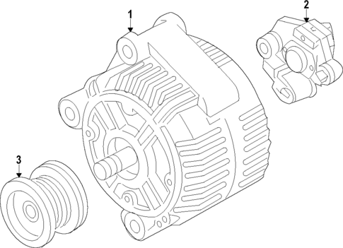 Alternator for 2017 Volvo V90 Cross Country #0