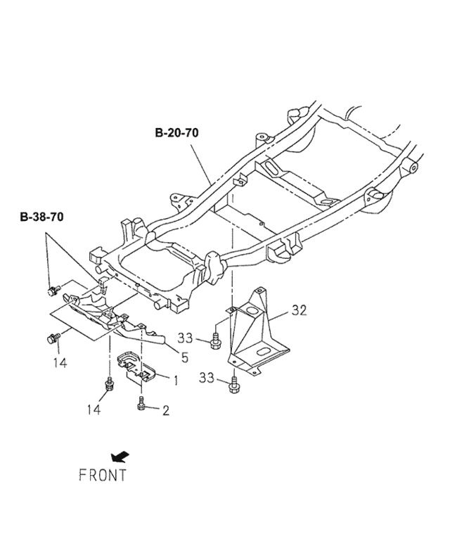 Under Guard for 1999 Acura SLX #0