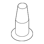 6N0809966A - Body: Bumper Cover Nut for Audi Image