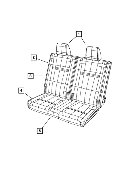 Rear Seats - Third Row for 2009 Dodge Journey #3