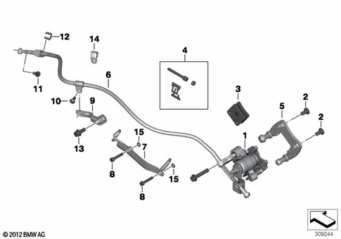 Parking Brake for 2011 BMW-Motorrad C 650 GT #0