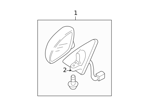 Outside Mirrors for 2002 Mazda Tribute #0