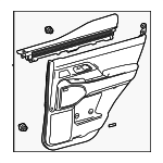676406A30021 - : Door Trim Panel for Lexus Image