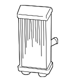 79110S04G11 - HVAC: Heater Core for Honda: Civic, CR-V Image