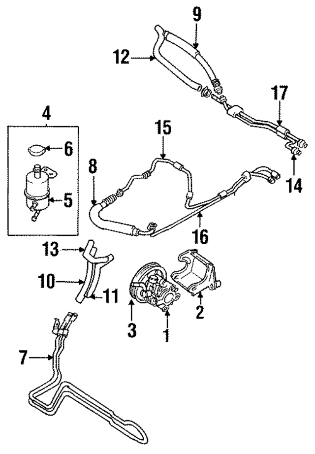 MB910655 - Steering: Power Steering Pump for Mopar Image