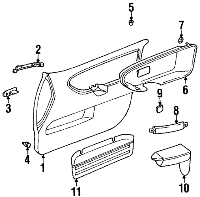 51418165655 - Body: Trim Panel for BMW Image