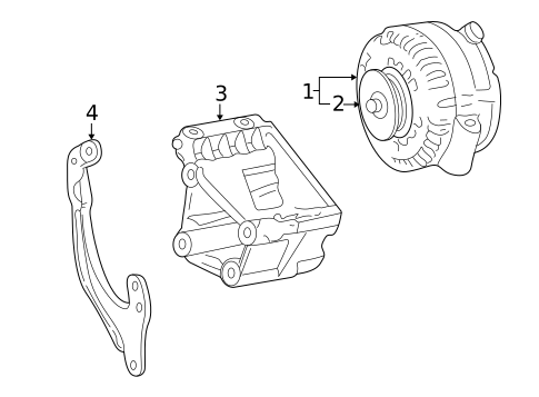 Alternator for 2005 Ford Freestar #0