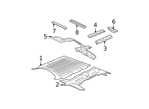 Floor for 2017 GMC Savana 2500 #0