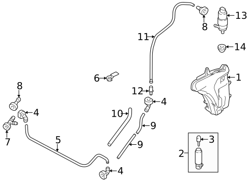 Headlamp Washers/Wipers for 2016 Porsche Panamera #0