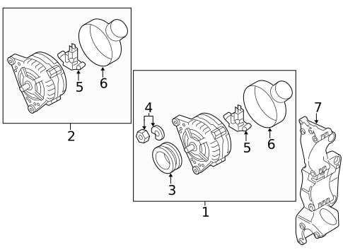 Alternator for 2011 Volkswagen Jetta #0