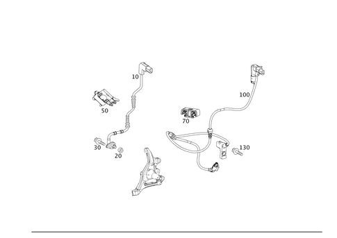 Front Axle Wiring for 2015 Mercedes-Benz E550 #0