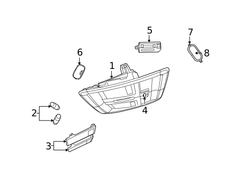 Overhead Console for 2008 Dodge Nitro #0
