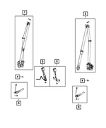 6514014AA - Restraints: Pan Head Locking Screw for Mopar Image