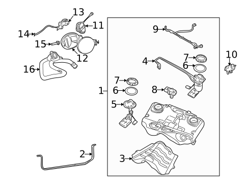 Fuel System Components for 2005 Jaguar X-Type #0