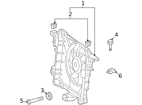 Cooling Fan for 2009 Smart Fortwo #0