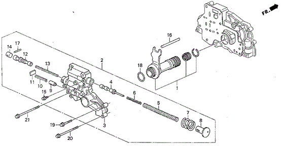AT Regulator for 1994 Acura Vigor #0