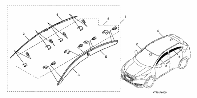 Door Visors for 2020 Honda HR-V #0
