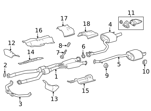 Exhaust Components for 2025 Lexus RC300 #0
