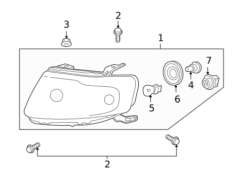 Bulbs - Chassis for 2010 Mazda Tribute #0