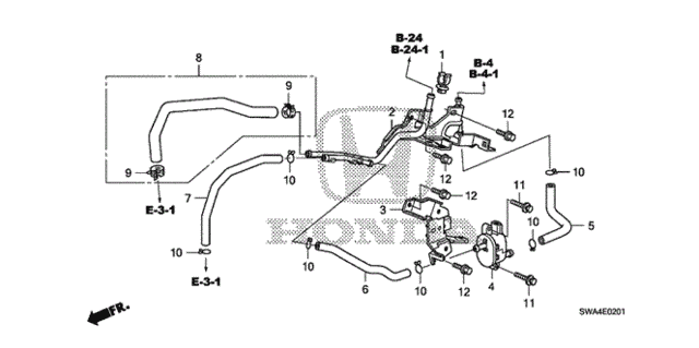 Install Pipe - Tubing ('10-) for 2010 Honda CR-V #0