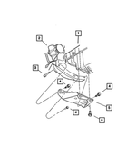 6101962 - Automatic Transaxle 4 Speed: Hex Flange Head Bolt for Chrysler: Pacifica, PT Cruiser, Sebring | Dodge: Durango, Neon, Ram 1500, Stratus Image
