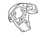 B63C3204902 - Body: Steering Wheel Back Cover for Mazda Image