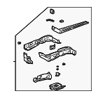 19120205 - Body: Rail Assembly for Buick: LeSabre, Park Avenue | Cadillac: DeVille, Seville | Oldsmobile: Aurora | Pontiac: Bonneville Image