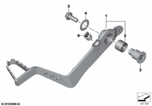 Brake, Pedal-Controlled for 2025 BMW-Motorrad F 900 GS SF #0