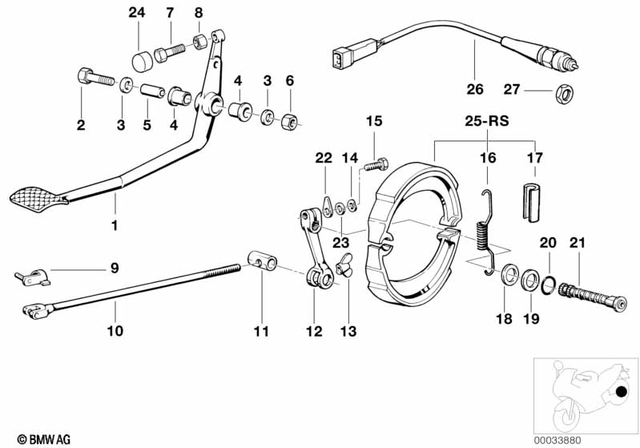 35211452037 - : Brake Lever for BMW-Motorrad Image