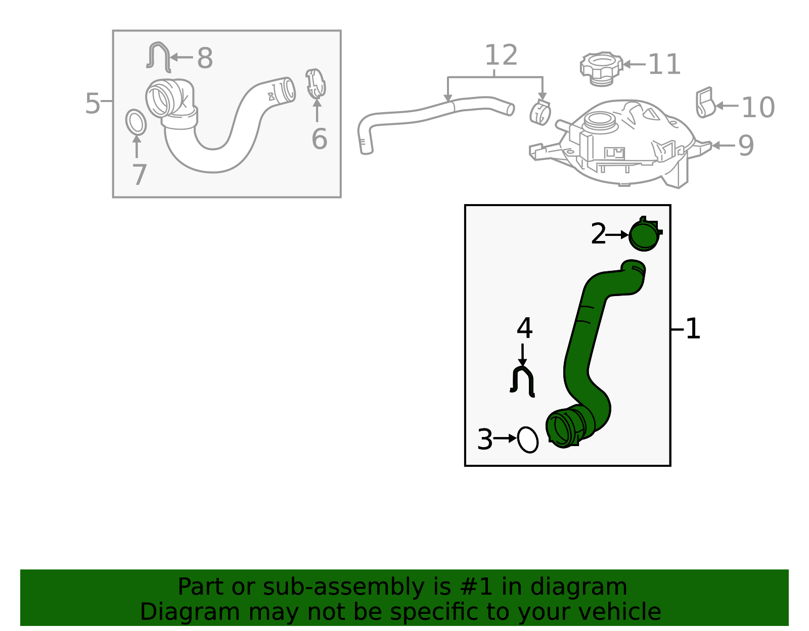 Radiator Hose 39063438 - Dependable OEM Engine Cooling | AutoNation Parts