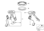 16141182842 - Fuel Supply: Delivery Unit, Right for BMW Image