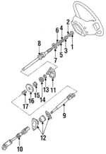 F29Z3D681A - Steering: Steering Shaft Retainer for Ford: Aerostar Image