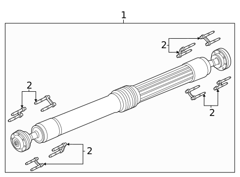 Drive Shaft for 2023 Ford Bronco #1