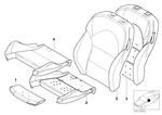 52102695385 - : Thigh Support Upholstery for BMW Image