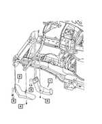 5029993AC - Brakes: Brake Cooling Air Duct, Left for Mopar Image