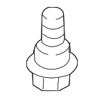 91505TY4A40 - Body: Splash Shield Clip for Honda: Crosstour, Odyssey, Passport, Pilot, Ridgeline Image