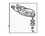 4873009040 - Suspension: Lower Control Arm for Toyota Image image