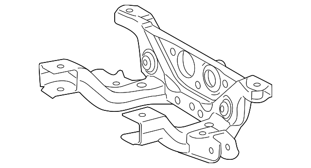 傷戈圖 51270-0C012 - Suspension Cross-Member 2008-2022 Toyota