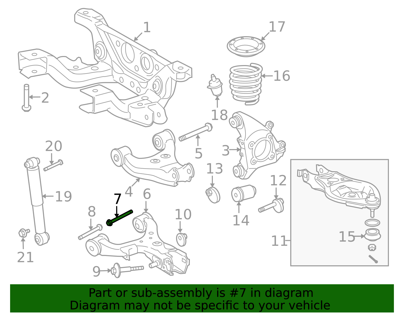 よしと様 2012-2022 Toyota Sequoia Ft Lower Control Arm Mount Bolt 90119