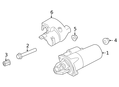 Starter & Related Components for 2009 Dodge Sprinter 2500 #0