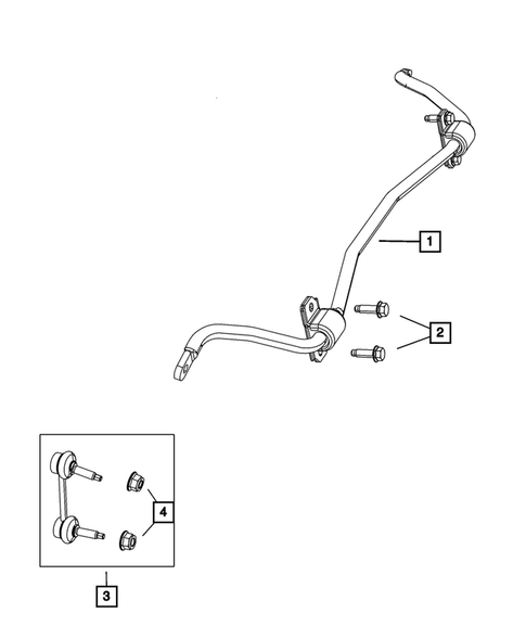 Rear Stabilizer Bar for 2012 Jeep Grand Cherokee #0