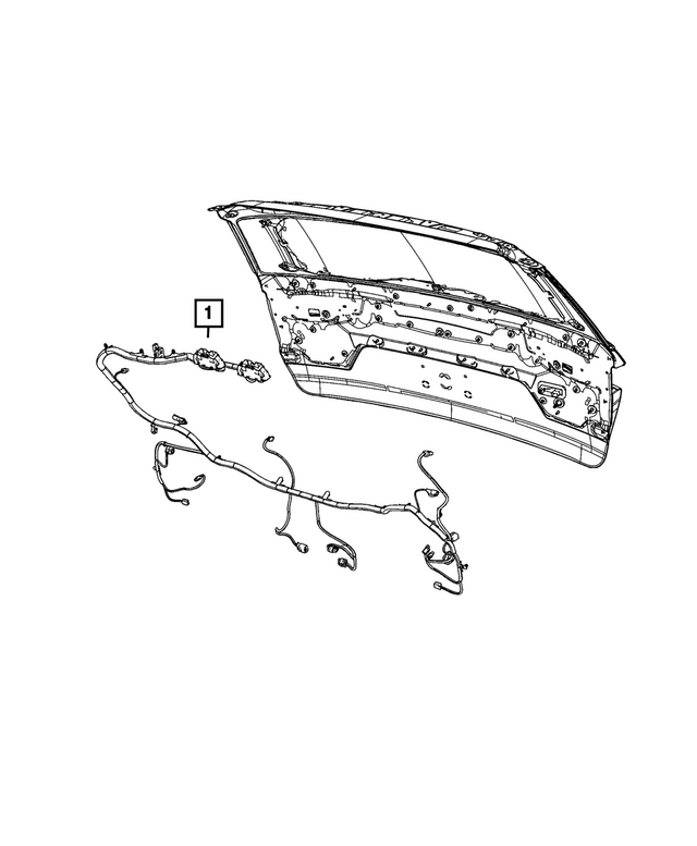 « 68380020AD – Electrical : Hayon Cablage pour Mopar Image »
