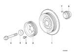 11231743305 - Engine: Vibration Damper for BMW Image