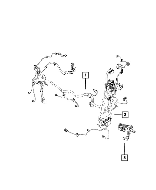 5084322AB - : Engine Compartment Wiring for Dodge: Caliber Image