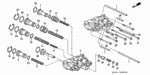 22743PF0000 - Transmission - Automatic: PIPE, THIRD CLUTCH for Honda Image