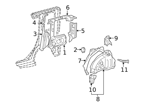 Inner Structure for 2005 Scion xB #0