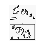 442750020 - Suspension: Boot Kit for Lexus: LS460, LS600h Image