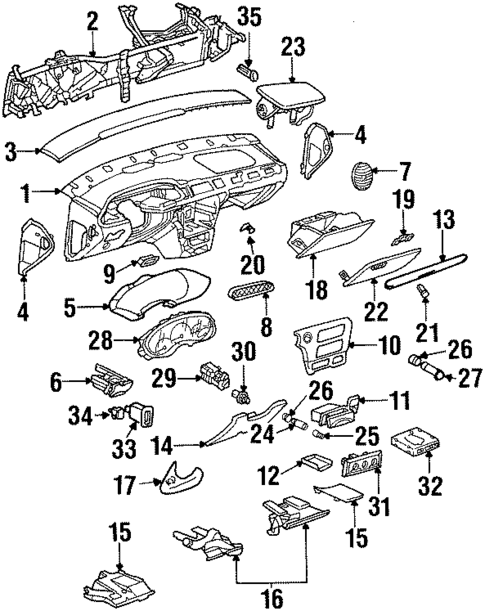 Ignition Lock for 1997 Oldsmobile Cutlass #0
